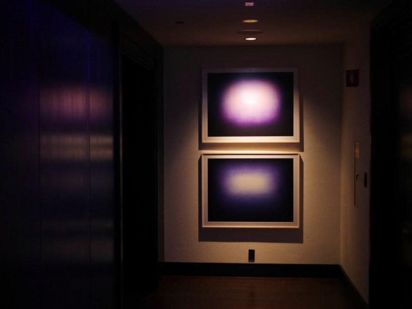 paintings in the corner